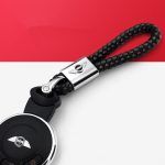 Leather Zinc Alloy Car Key Rings Keychain Key Chain For MINI Cooper R55 R56 R57 R58 R59 R60 F54 F55 F56 F57 F60 Car styling