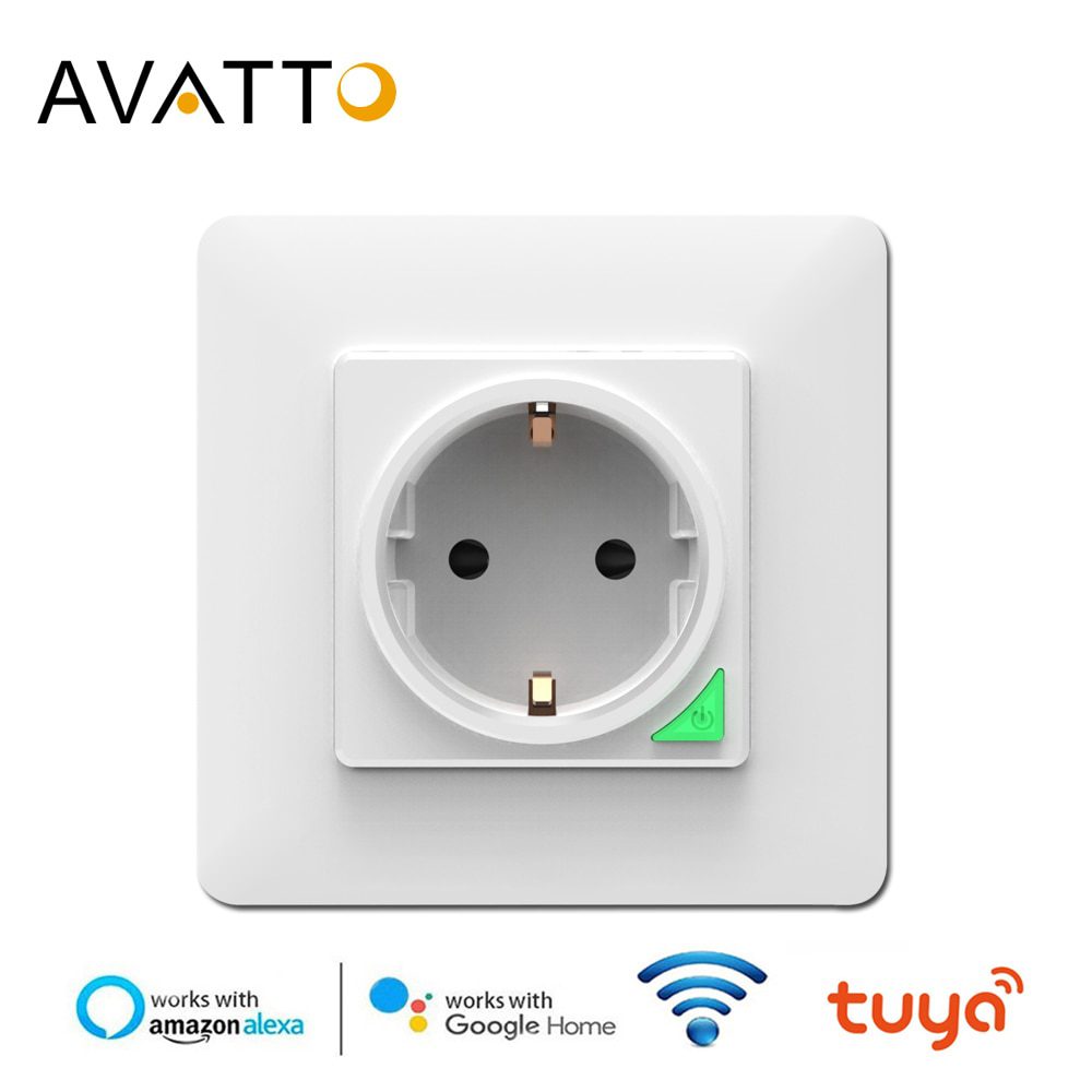 AVATTO-Smart-Wall-Socket,Tuya-Smart-life-APP-Voice-Remote-Control-EU-16A-Wifi-Power-Plug-Works-With-Google-Home-Alexa-IFTTT AVATTO Smart Wall Socket,Tuya Smart life APP Voice Remote Control EU 16A Wifi Power Plug Works With Google Home Alexa IFTTT