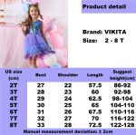 Robe de princesse pour spectacle pour petite fille et adolescente, style tutu pour bal d'école, anniversaire et fête, vêtement décontracté pour enfant