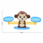 Jouet éducatif de maths Montessori, équilibre entre personnages et chiffres, jeu de société, jouets d'apprentissage, échelle balance équilibrage en numéro numérique et animaux singe pingouin, apprentissage pour enfants,