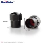 Doofoto Car Wheel Valve Caps Vehicle Tire Tyre Stem Cover For Toyota C-HR CHR 2016 2018 2019 Accessories Styling Protective Case