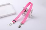 Adjustable Dog Cat Car Safety Belt Pet Seat Vehicle Seat Belt Harness Dog Lead Clip Pet Supplies Safety Lever Traction Collar