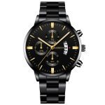 2020 Fashion Hot Style Trend Men's Stainless Steel Luxury Watch Calendar Quartz Watch Professional Casual Watch Men