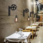 Retro Vintage Wall Light Shade Ceiling Lifting Pulley Industrial Wall Lamp Fixture Iron Loft Cafe Bar Adjustable Sconce Light