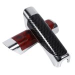 Universal Stylish Car Hand Brake Carbon Fiber Protector Cover Interior Decor 12.5cm x 2.5cm