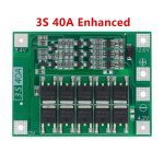 Batterie Li-ion Lithium 4S 40A, 3S/4S, 40 A, 60 A, chargeur, protection circuits intégrés logiques, pour moteur de perceuse, 11,1 V, 12,6 V, 14, 8 V, 16,8 V, amélioration, équilibre, 18650 BMS,