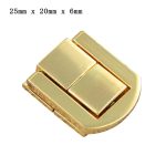 Antique Brass Wooden Case hasp Vintage Decorative Jewelry Gift Box Suitcase Hasp Latch Hook Furniture Buckle Clasp Lock