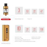 SMOK Box Mod OSUB Baby – Cigarette électronique 1-80W, vaporisateur TFV8, réservoir, stylo électronique, bobine Q2 T8 S210