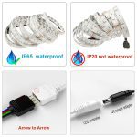 25M 30M Led Strip Lights 5050 Waterproof RGB DC 12V Flexible Tape Led Ribbon Led Strip 5M 10M 15M 20M With Phone Bluetooth APP