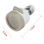 360 Degree Swivel Kitchen Faucet Aerator Adjustable Dual Mode Sprayer Filter Diffuser Water Saving Nozzle Faucet Connector