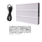 LED Combination Light Box Night Table Desk Lamp A4 A5 A6 DC 5V DIY Letters Symbol Cards Decor USB/Battery Powered Message Board