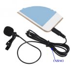 VOXLINK 3.5mm micro pince collier cravate pour téléphone portable parlant en Lecture 1.5m support pince Vocal Audio revers Microphones