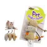 3pcs New Plush Simulation Mouse Cat Toy Plush Mouse Cat Scratch Bite Resistance Interactive Mouse Toy Palying Toy For Cat Kitten