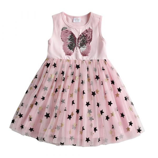 Robe de princesse pour spectacle pour petite fille et adolescente, style tutu pour bal d'école, anniversaire et fête, vêtement décontracté pour enfant