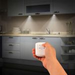 3W COB LED Under Cabinet Light Indoor Tap Remote Dimmable Battery Book Table Night Lamp for Corridor Stair Kitchen loft Lighting
