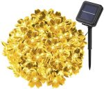 12/20 Led Solar Powered Butterfly Fiber Optic Fairy String Lights Waterproof Christmas Outdoor Garden Holiday Decoration Lights