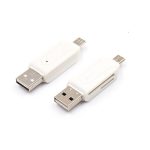 Nouveau Micro USB & USB 2 en 1 lecteur de carte OTG haute vitesse USB2.0 universel OTG TF/SD pour ordinateur Android têtes d'extension