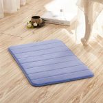 Tapis de bain de maison en molleton de corail, tapis de salle de bain à Absorption d'eau, antidérapant, mousse à mémoire de forme, absorbant, lavable, tapis de sol de toilette