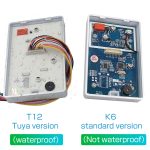 Waterproof WiFi Bluetooth TuyaApp Backlight Touch 125khz RFID Card Access Control keypad WG 26 output Anti-disassembly Alarm