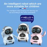 Robot-interphone avec télécommande vocale, interphone interactif, reconnaissance vocale, pour raconter des histoires, mini télécommande, jouet, cadeau