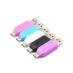 Lecteur de carte mémoire USB 2.0 OTG, adaptateur universel, 1 pièce, 2 en 1, Micro USB TF SD, pour téléphone, ordinateur portable