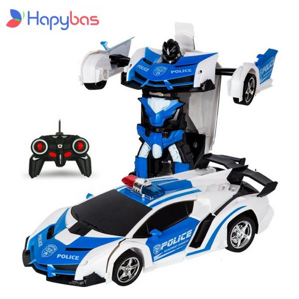 Voiture robot transformation RC, modèle de véhicule de sport, robots jouets déformation cool, pour enfants, cadeaux pour garçons