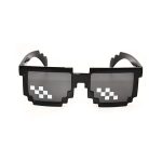 2020 Retro Glasses 8 Bit MLG Pixelated Sunglasses Men's Women's Clothing Brand Thug Life Party Glasses Mosaic UV400 Glasses