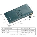 Portefeuille classique en cuir avec gravure de nom pour femme, grand porte-cartes tendance, féminin, portefeuilles de marque avec fermeture éclair, collection 2020