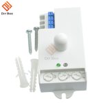 5.8GHz LED Microwave Radar Sensor Light Switch Human Body Motion Induction Sensor Controller Switch AC 220V-240V DC 12V 24V