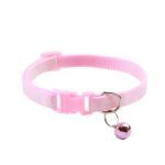 Cat Collar 12 Color Cat Necklace And Cat Paw Print Adjustable Collar Small Dog Collar Bell Positioning Pet Collar Pet Supplies