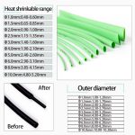 5 Meter 2:1 Polyolefin Shrink heat shrinkable tub Insulation repair wire 1 2 3 5 6 8 10mm Various colors heatshrink tubing