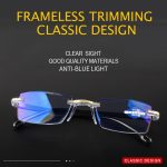Lunettes de lecture Anti-rayons bleus pour hommes et femmes, coupe sans bords, presbytie, nouvelle collection