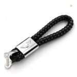 Leather Zinc Alloy Car Key Rings Keychain Key Chain For MINI Cooper R55 R56 R57 R58 R59 R60 F54 F55 F56 F57 F60 Car styling