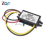 DC-DC 12V to 5V 3A 15W Car Power Converter Micro Mini USB Step Down Voltage Power Supply Output Adapter Low Heat Auto Protection