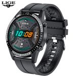 LIGE – montre connectée de Sport pour IOS et Android Honor, Bracelet d'activité physique, étanche, avec Bluetooth, appel, nouveau, 2021