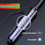 Écouteurs magnétiques sans fil Bluetooth TWS, 60 heures, casque d'écoute pour le Sport, la course, étanche IPX5, réduction du bruit