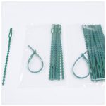 Attaches de câble de jardin réutilisables, 30/50/100 pièces, attaches de Support de plante et d'arbustes, verrouillage d'arbre, en Nylon, réglables, en plastique