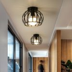 Iron aisle ceiling lights minimalist nordic vintage balcony,kitchen ceiling lamp foyer iron entrance small ceiling lights