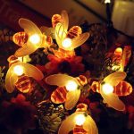12/20 Led Solar Powered Butterfly Fiber Optic Fairy String Lights Waterproof Christmas Outdoor Garden Holiday Decoration Lights