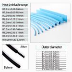 5 Meter 2:1 Polyolefin Shrink heat shrinkable tub Insulation repair wire 1 2 3 5 6 8 10mm Various colors heatshrink tubing