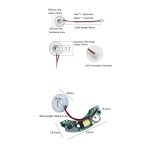 Transducteur d'hydratation 16mm, bricolage, brumisateur, atomiseur, accessoires de plaque de Film, humidificateur ultrasonique, joint en caoutchouc, pièces de réparation, 1 pièce