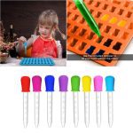 Pipette compte-gouttes pour enfants, en silicone 5 ml, en lot de 6/7/8/10 pièces, dispositif pour donner des médicaments liquide aux bébés, ustensiles médicaux