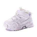 AOGT 2021 Automne Bébé Fille Garçon Enfant En Bas Âge Chaussures Bébé Décontracté Chaussures Chaussures Fond Mou Confortable Baskets Enfant Noir Blanc
