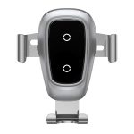 Baseus car phone holder 10w qi wireless charger for iPhone X Samsung S10 S9 S8 phone holder car phone power charger in air vent