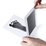 Tampons encreurs empreintes de bébé, pour garder les souvenirs des pieds et mains des nouveaux nés de 0 à 6 mois, ou toute autre trace, encre non toxique pour la peau