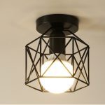 Retro Ceiling Lamp Vintage Ceiling Light Lamp Cozy Decor for Bed Room Corridor Dining room Black Loft 110V 220V E27 Socket