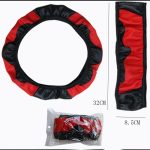 Car Steering Wheel Cover Breathable Anti Slip PU Steering Covers Suitable 37-38cm Auto steering wheel protective Decoration