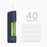 Appareil pour tabac LAMBDA CC 2021 sans brûlure, vaporisateur avec kit de vapoteur 3200mah Compatible avec iqotick vs iqo icoz