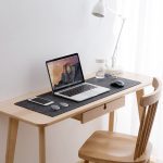 Grand tapis de souris pour ordinateur de bureau, de bureau, de Table, clavier, antidérapant, en feutre de laine, pour Gamer