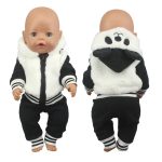Costume de grenouille mignonne pour poupée bébé de 43cm, vêtements de 17 pouces, nouveau, 2020